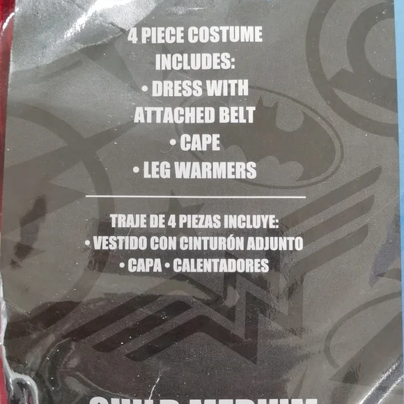 DC Super Hero Girls Supergirl Costume Medium 8-10 - Picture 4 of 6